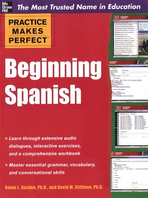 cover image of Practice Makes Perfect Beginning Spanish